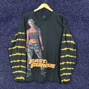 Dumbgood x Fast & Furious Letty Tie-Dye L/S Shirt Size Medium